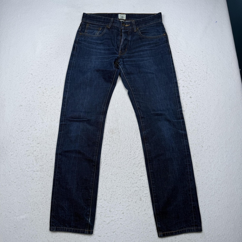 Railcar Fine Goods Jeans Mens 30x31 Blue Straight Raw Selvedge Denim Made USA